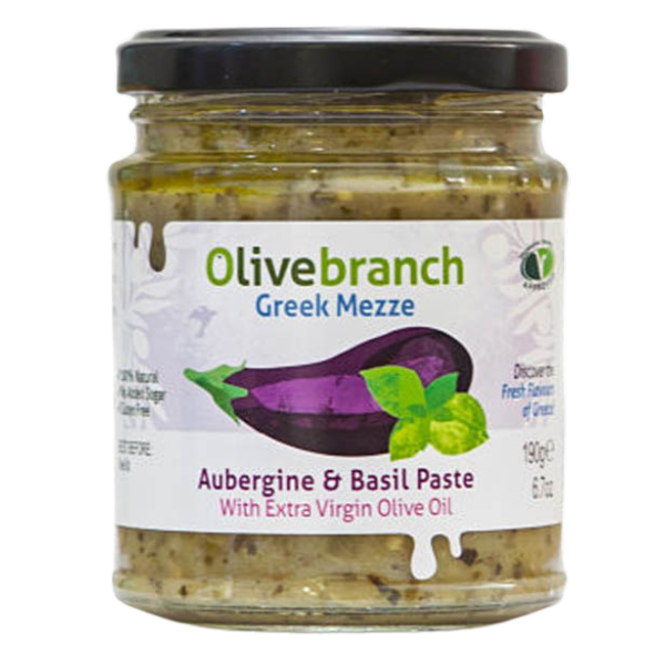 Auberginepuré m/basilikum 190g