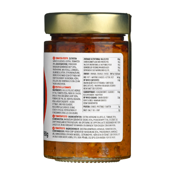 Pesto Tomat & Basilikum 190g