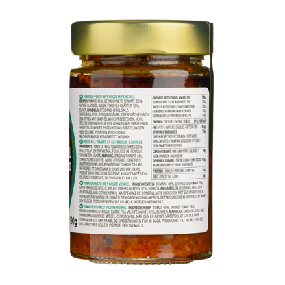 Pesto Tomat & Villfennikel 200g