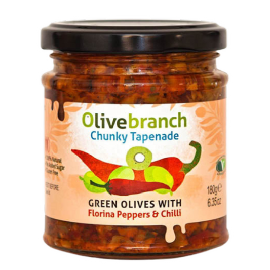 Oliventapenade m/paprika og chili 180g
